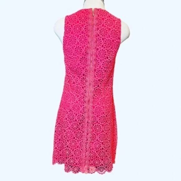Laundry By Shelli Seagal Pink Lace‎ Sleeveless Cocktail Party Dress Size 4 - Picture 2 of 6